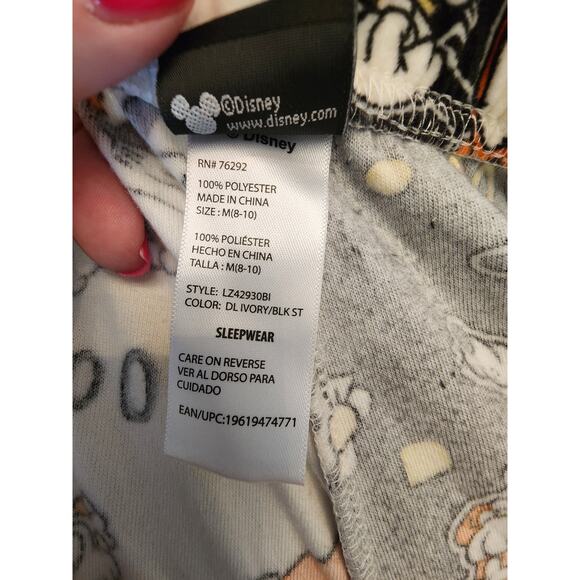 Disney Halloween Mickey Minnie Pluto Pajama Pants SZ Medium Women's - Picture 3 of 6